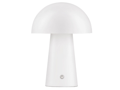Bílá kovová nabíjecí stolní LED lampa Nova Luce Ande