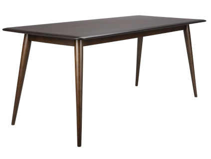 Hnědý dřevěný jídelní stůl ELROY 180 x 80 cm