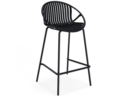 Černá plastová barová židle Tristan 90 cm