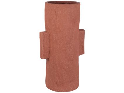 Červený zahradní květináč Bizzotto Materic 100 cm