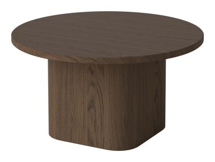 Tmavý dubový konferenční stolek Eida 60 cm