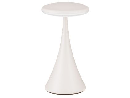 Bílá kovová nabíjecí stolní LED lampa Nova Luce Elbo