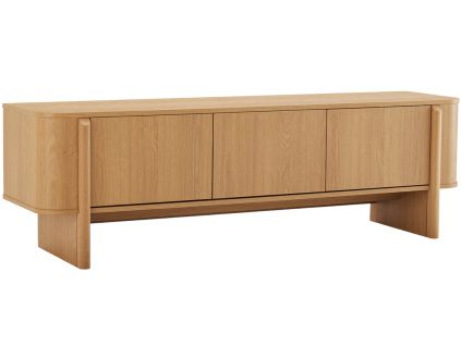 TV stolek Sydney 160 x 42 cm s dubovým dekorem