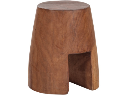 Masivní dřevěná stolička Viri 25 cm
