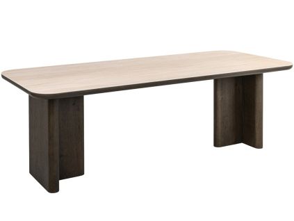 Hnědý jídelní stůl Richmond Nando 270 x 100 cm s keramickou deskou