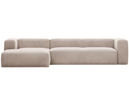 Rohová pohovka Blok 330 cm, levá