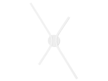Bílé kovové nástěnné LED světlo Nova Luce Akro