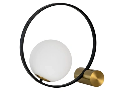 Černobílá stolní lampa Angel Cerdá No. 8096