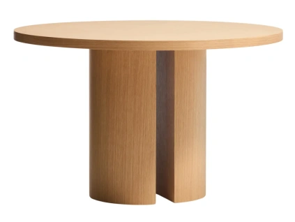 Dubový jídelní stůl Kave Home Kave Home Nealy Ø120 cm