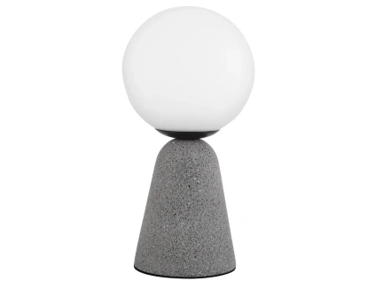 Šedá stolní lampa Nova Luce Zero