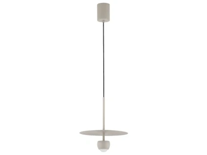 Béžové kovové závěsné LED světlo Nova Luce Edem 30 cm