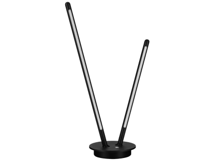 Černá kovová stolní LED lampa Nova Luce Intec