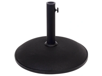 Černý podstavec na slunečník Bizzotto Barry Ø50 cm