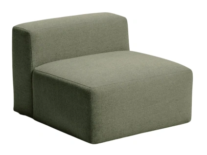 Zelené křeslo Kave Home Blok 90 cm