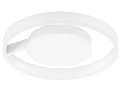 Bílé kovové stropní LED světlo Nova Luce Siena 40 cm