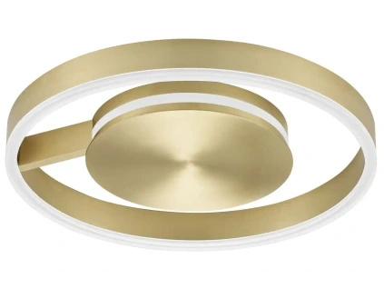Zlaté kovové stropní LED světlo Nova Luce Siena 40 cm