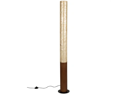 Béžová stojací lampa DUTCHBONE BEAM 150 cm