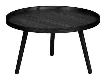 Černý dřevěný konferenční stolek Mesa 60 cm