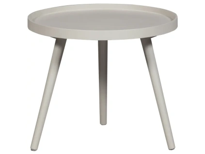 Béžový lakovaný konferenční stolek Mesa 45 cm