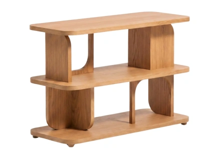 Dubový regál Kave Home Aduma 65 x 100 cm