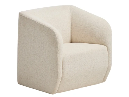 Béžové čalouněné křeslo Kave Home Milare 72 cm