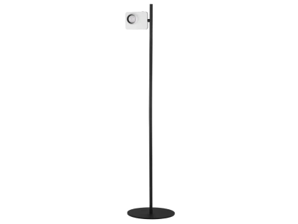 Bílá kovová stojací LED lampa Nova Luce Kedros 131 cm
