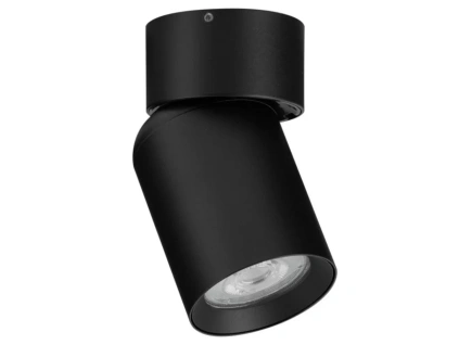 Černé kovové bodové světlo Nova Luce Amecy 6 cm