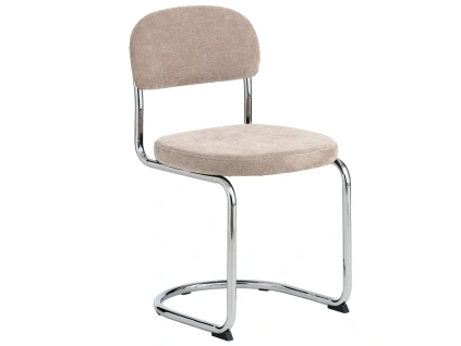 Béžová čalouněná jídelní židle Unique Furniture Griffin
