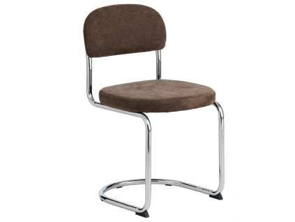 Hnědá čalouněná jídelní židle Unique Furniture Griffin
