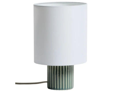 Zelená keramická stolní lampa Kave Home Eshe