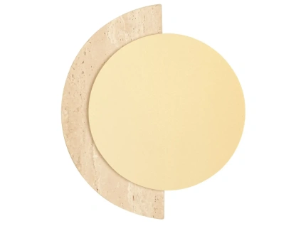 Travertinové nástěnné LED světlo Nova Luce Molli 17 cm