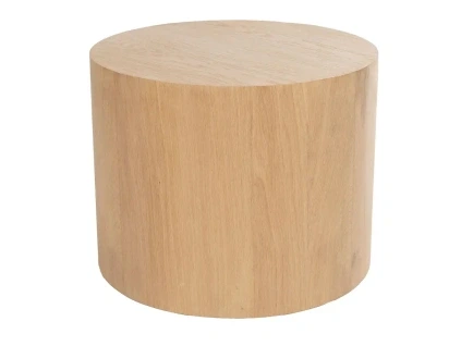 Dubový odkládací stolek ZUIVER SILO ⌀45 cm