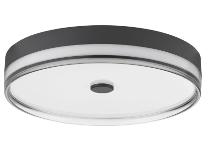 Černé kovové stropní LED světlo Nova Luce Helios 50 cm