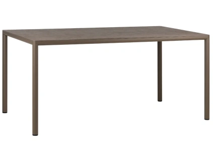 Hnědý zahradní stůl Piave 160 x 90 cm