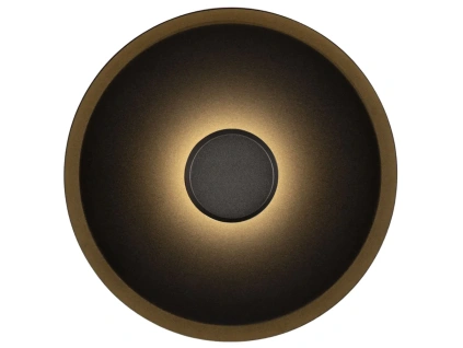 Černé kovové nástěnné LED světlo Nova Luce Dorell 26 cm