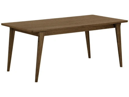 Hnědý dubový rozkládací jídelní stůl Dawe 240/340 x 100 cm