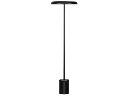 Černá kovová stojací LED lampa Nova Luce Ophelia 135 cm