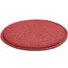 Červený látkový podsedák Kave Home Silke 35 cm