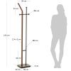 Černý kovový stojací věšák Kave Home Magali 172 cm