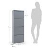 Šedý kovový botník Kave Home Ode 136 cm -fv-interier-25