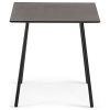 Černý betonový jídelní stůl Kave Home Mathis 75 x 75 cm