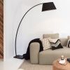 Černá kovová stojací lampa s mramorem Kave Home Juhe -fv-interier-25