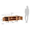 Mangový TV stolek Kave Home Licia 160 x 43 cm
