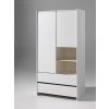 Bílá lakovaná šatní skříň Vipack Kiddy 90 x 55 cm -fv-interier-25