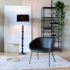 Černá látková stojací lampa ZUIVER TOTEM 148 cm -fv-interier-25