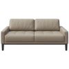 Šedá dvoumístná kožená pohovka MESONICA Musso Tufted 173 cm