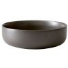 Tmavě hnědo šedá porcelánová miska MENU NEW NORM 25 cm