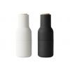 Set dvou bílo-černých silikonových mlýnků na sůl a pepř MENU GRINDER II. 20,5 cm