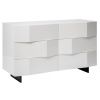 Bílá komoda Marco Barotti Linea Diamond 120 x 45 cm