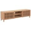 Dubový TV stolek Kave Home Beyla 180 x 42,5 cm
